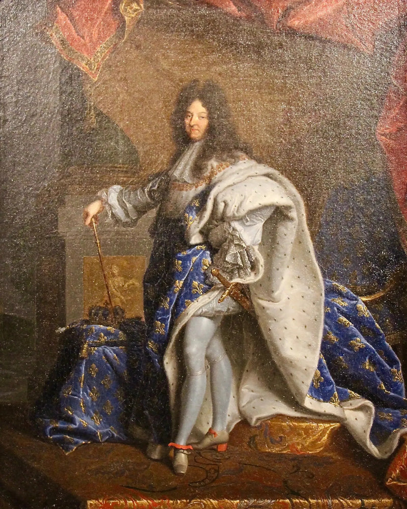 Modello for the Portrait of Louis XIV in a grand royal costume - Hyacinthe Rigaud