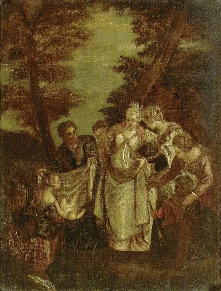 Moses Brought Before Pharaoh's Daughter - Paul Véronèse