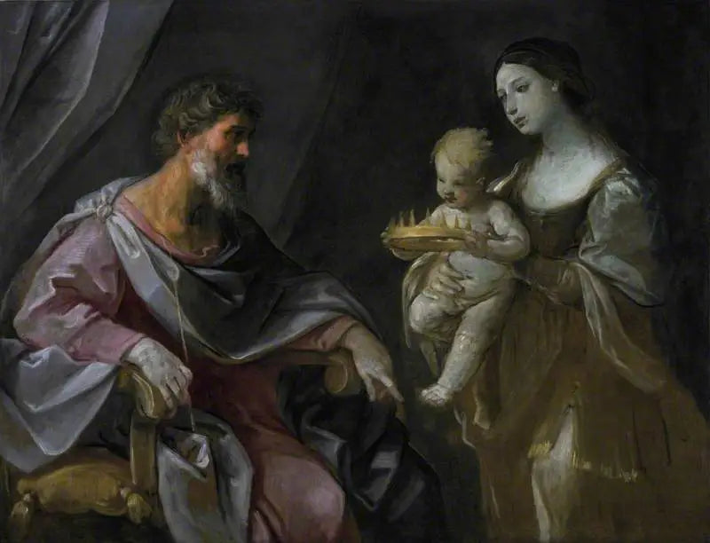 Moïse avec la couronne de Pharaon - Guido Reni image 1 copie peinte à la main à l’huile