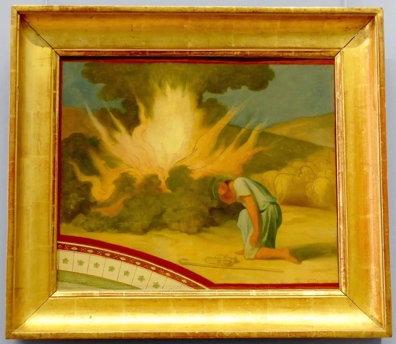 Moses Before the Burning Bush - Hippolyte Flandrin