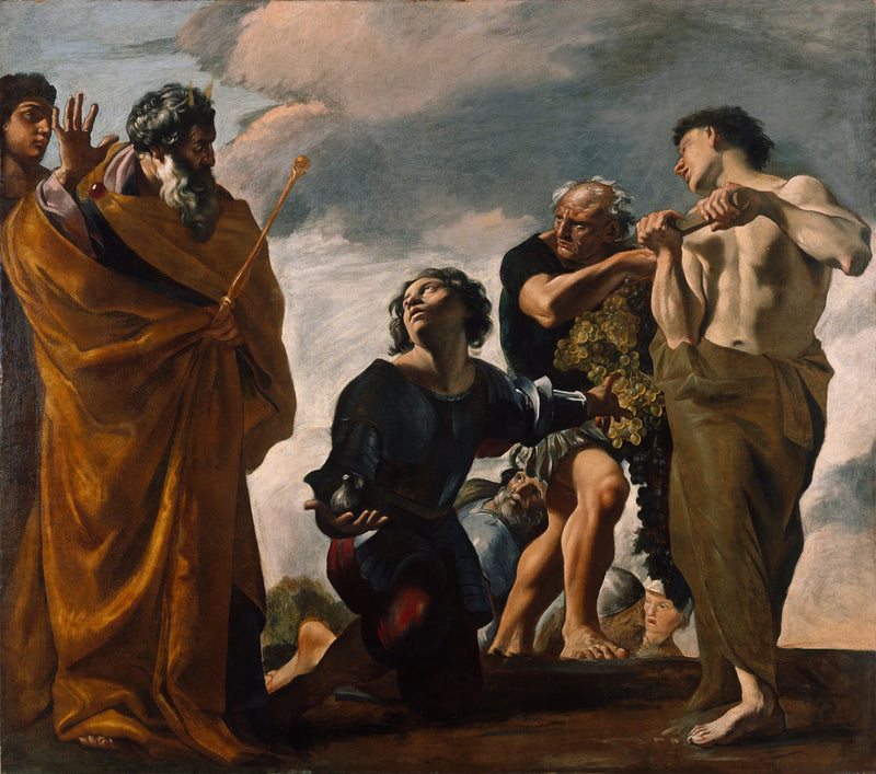 Moses and the Messengers of Canaan - Giovanni Lanfranco