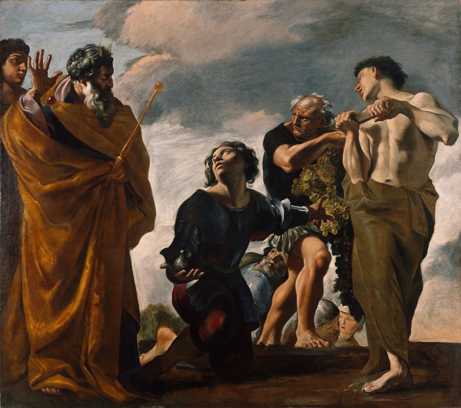 Moses and the Messengers of Canaan - Giovanni Lanfranco
