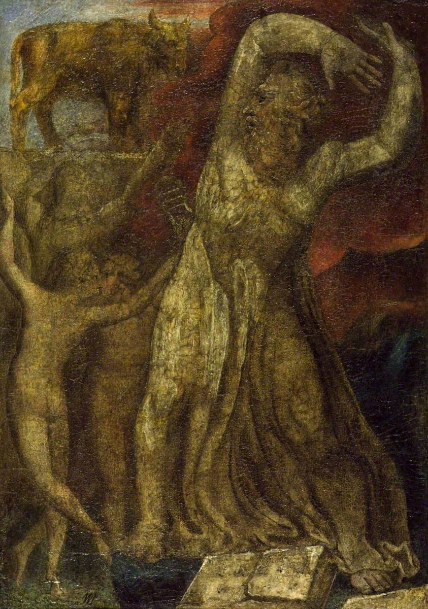 Moïse indigné devant le veau d’or - William Blake - Alpha Reproduction
