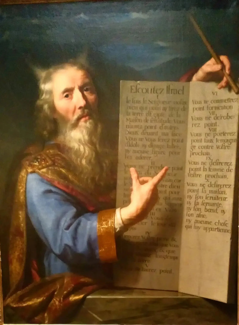 Moses presenting the Tablets of the Law - Philippe de Champaigne
