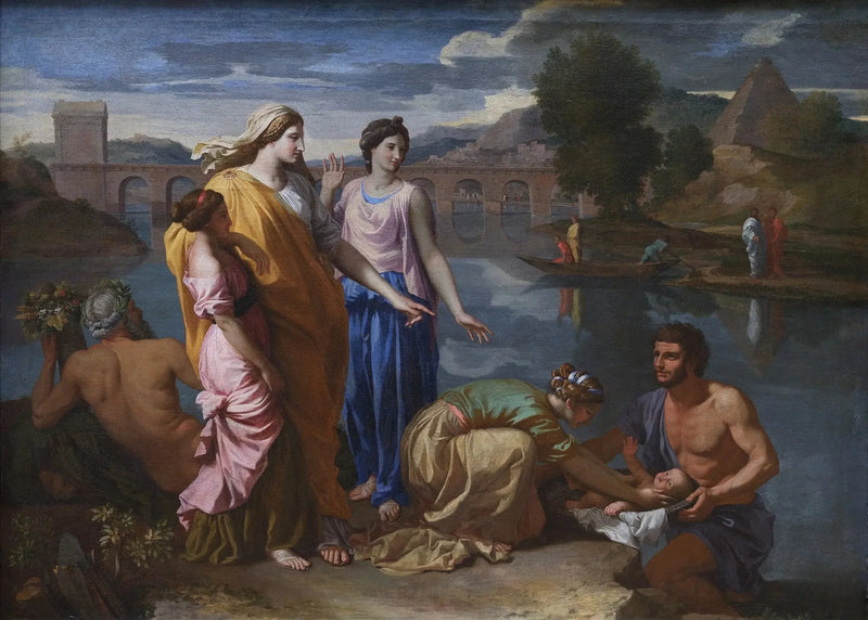Moses Saved from the Waters - Nicolas Poussin