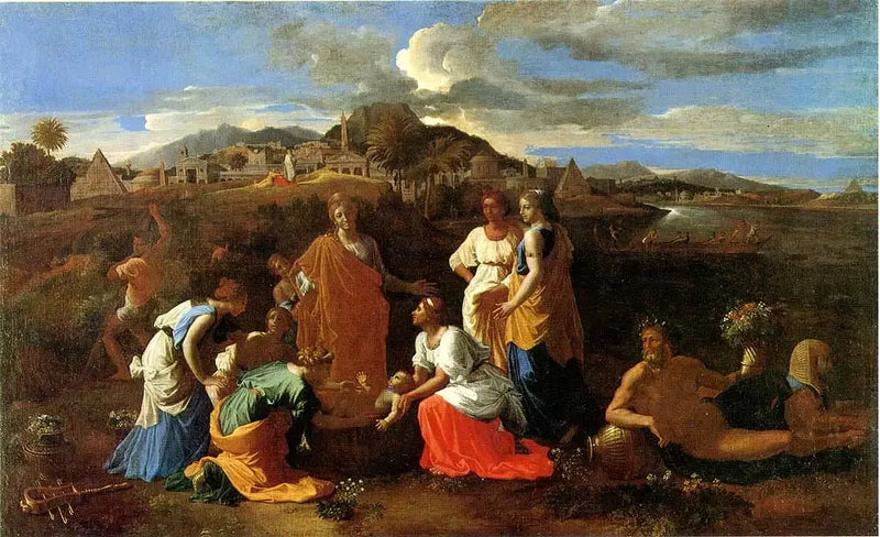 Moses Saved from the Waters - Nicolas Poussin