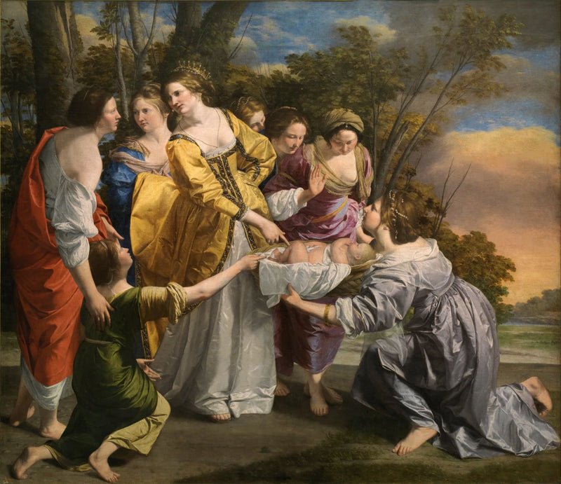 Moses Saved from the Waters - Orazio Gentileschi