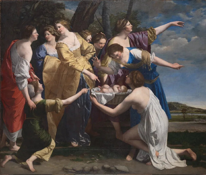 Moses Saved from the Waters - Orazio Gentileschi
