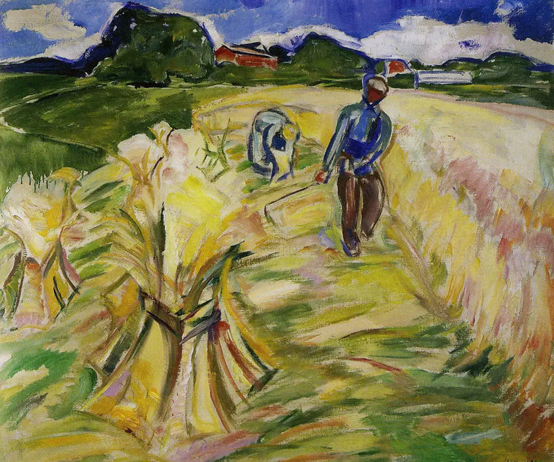 Harvesting Corn - Edvard Munch