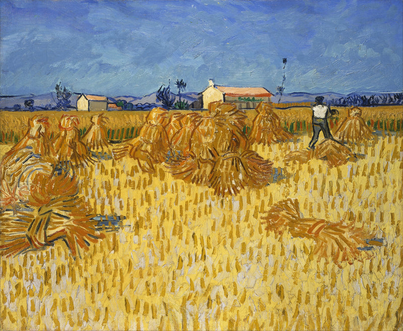 Harvest in Provence. - Vincent van Gogh