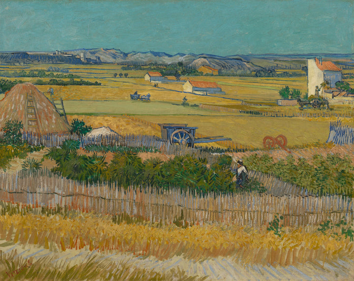 The Harvest in La Crau, F412 - Vincent van Gogh