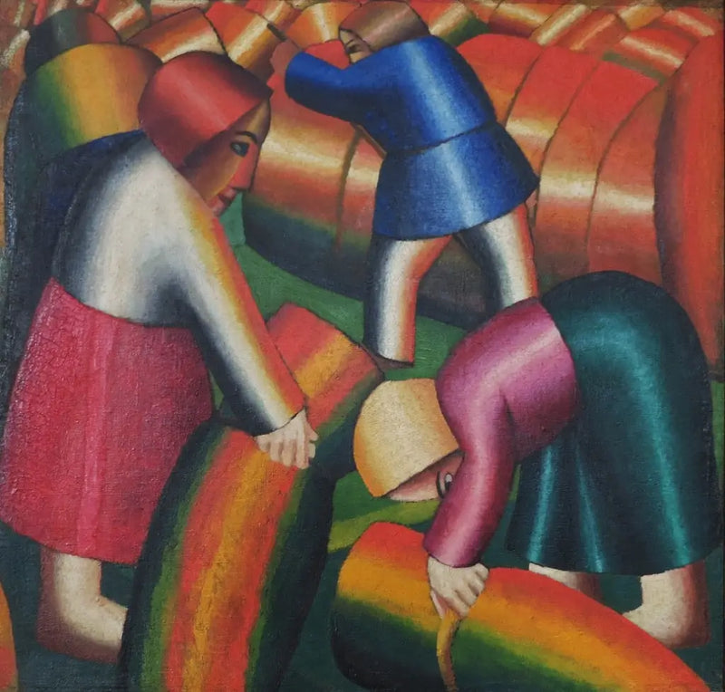 Harvesters/Wheat Harvest II - Kazimir Malevich