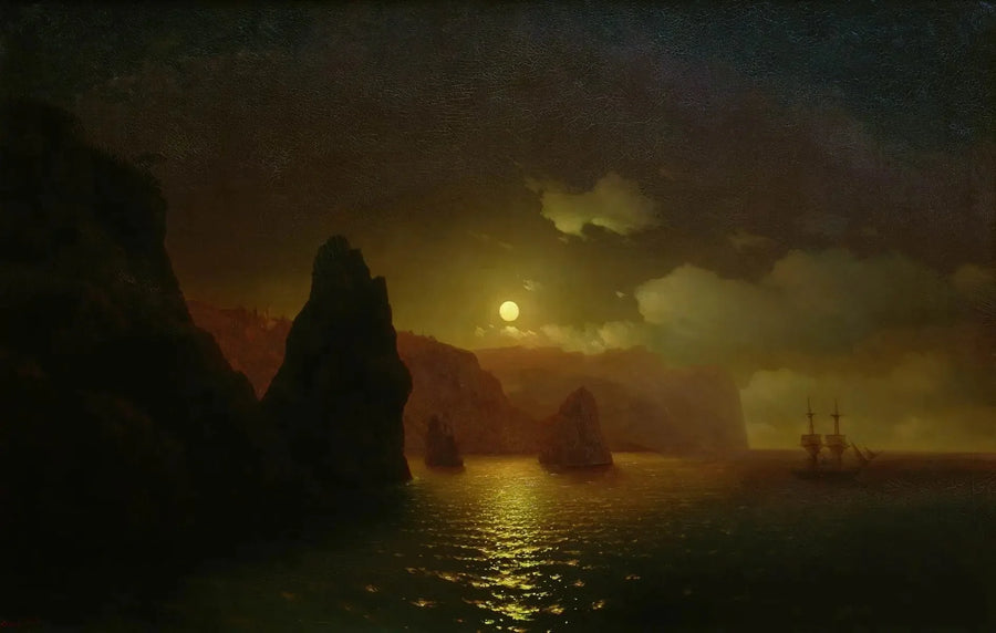Saint George Monastery. Cap Fiolent - Ivan Aïvazovski