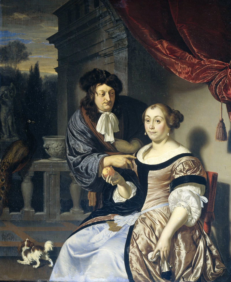 Un monsieur et une dame - Frans van Mieris l'Ancien