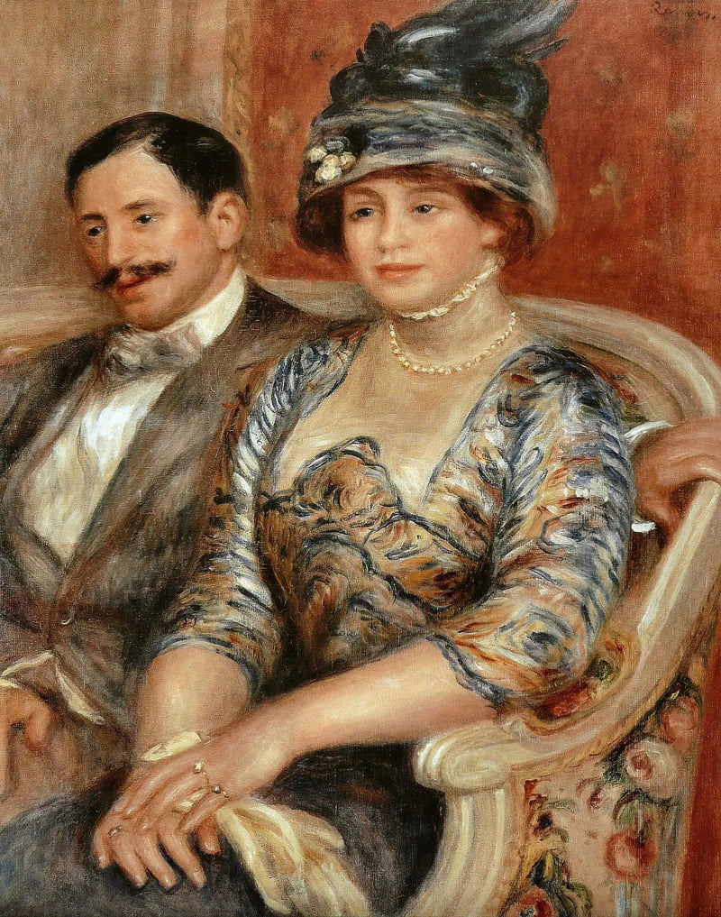 Mr. and Mrs. Bernheim de Villers - Pierre-Auguste Renoir