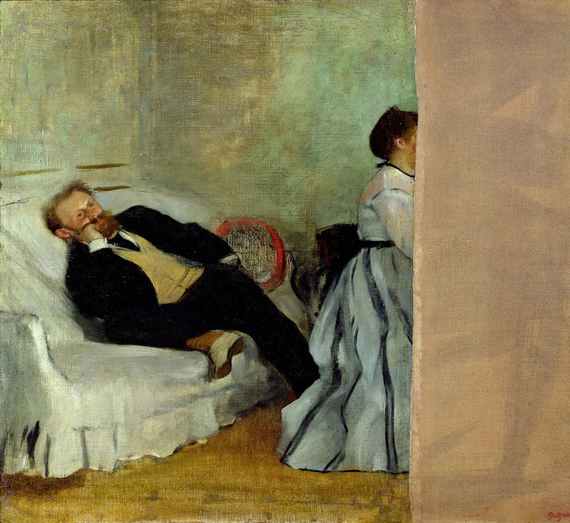 Mr. and Mrs. Édouard Manet - Edgar Degas