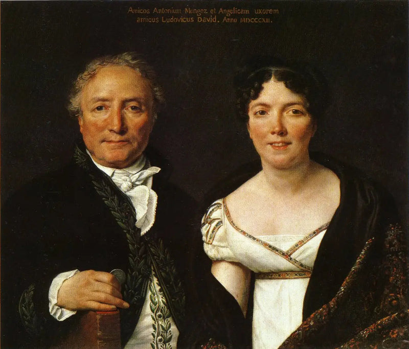 Mr. and Mrs. Mongez - Jacques-Louis David
