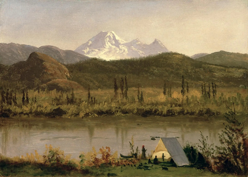 Mount Baker, Washington, from the Frazier River - Albert Bierstadt