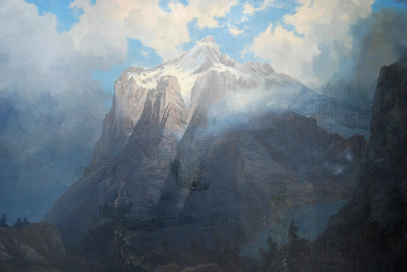 Mont Brewer from King's River Canyon, California - Albert Bierstadt