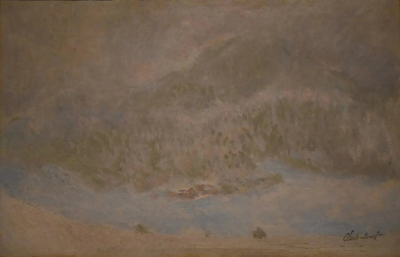 Mount Kolsaas, Norway (Snowstorm) - Claude Monet