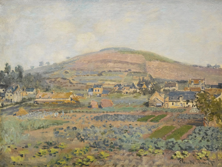 Mont Riboudet in Rouen in spring W216 - Claude Monet
