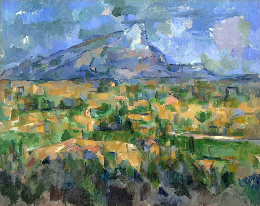 The Mont Sainte-Victoire seen from Les Lauves - Paul Cézanne