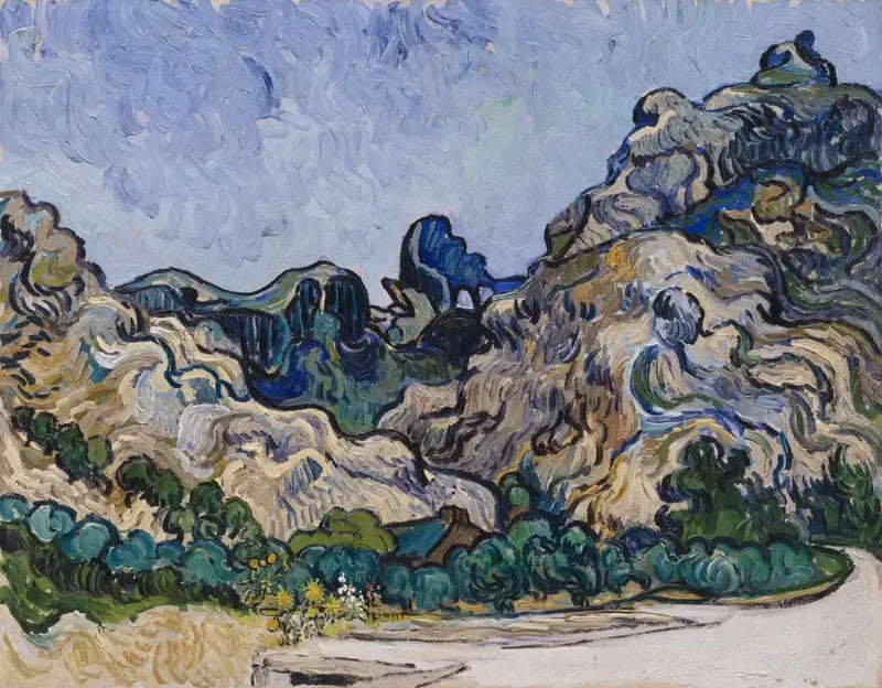 Mountains at Saint-Rémy - Vincent van Gogh
