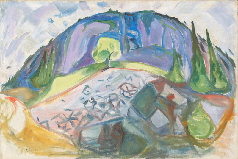 Mountains - Edvard Munch