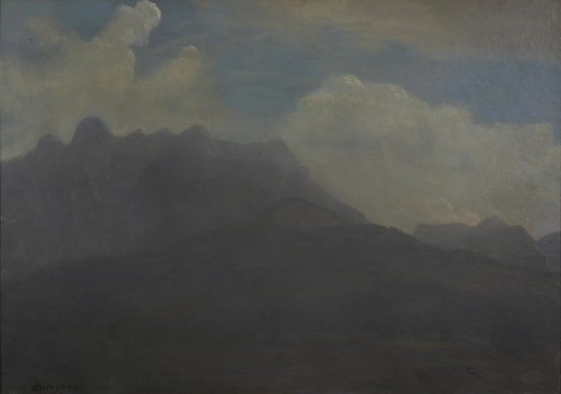 Mountains and foothills - Albert Bierstadt