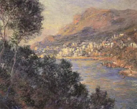 Monte-Carlo seen from Roquebrune - Claude Monet
