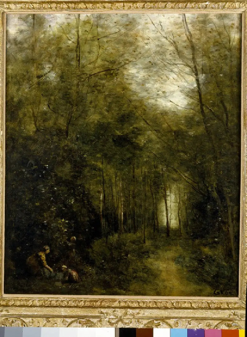 Montfermeuil, the stream in the woods - Jean-Baptiste Camille Corot