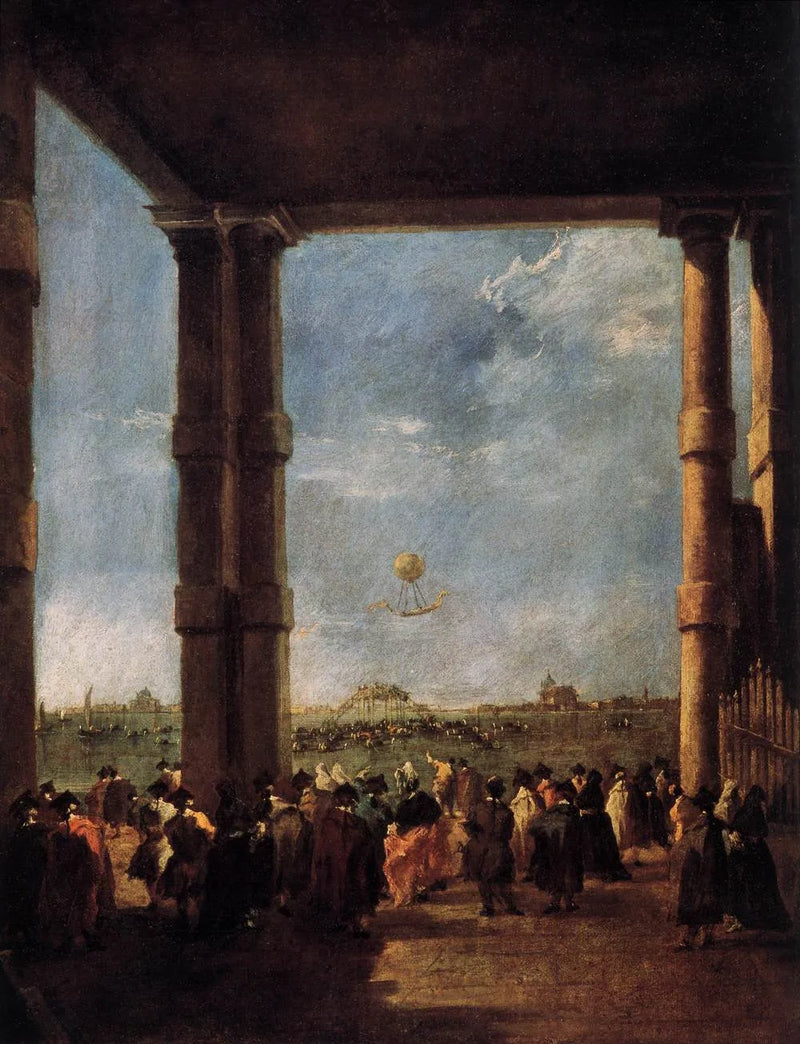 Hot Air Balloon in Venice - Francesco Guardi