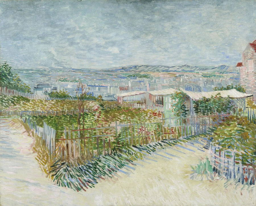 Montmartre: Behind the Moulin de la Galette - Vincent van Gogh