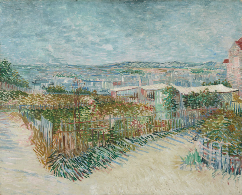 Montmartre: Behind the Moulin de la Galette - Vincent van Gogh