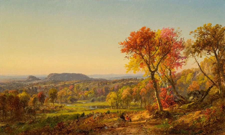 Adam and Eve Mountains - Jasper Francis Cropsey
