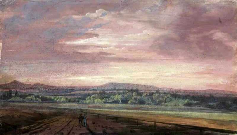Giants Mountains at Sunset - Caspar David Friedrich