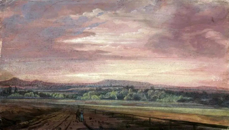 Giants Mountains at Sunset - Caspar David Friedrich