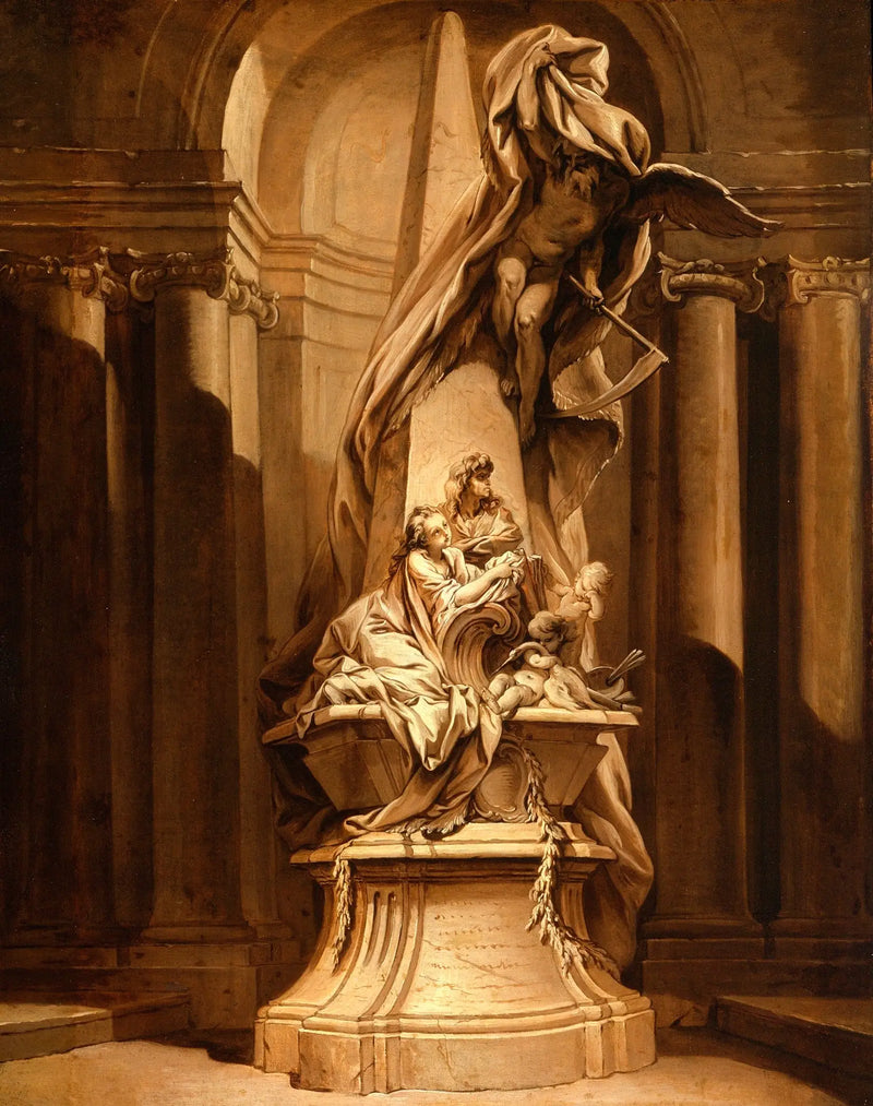 Monument to Mignard - François Boucher