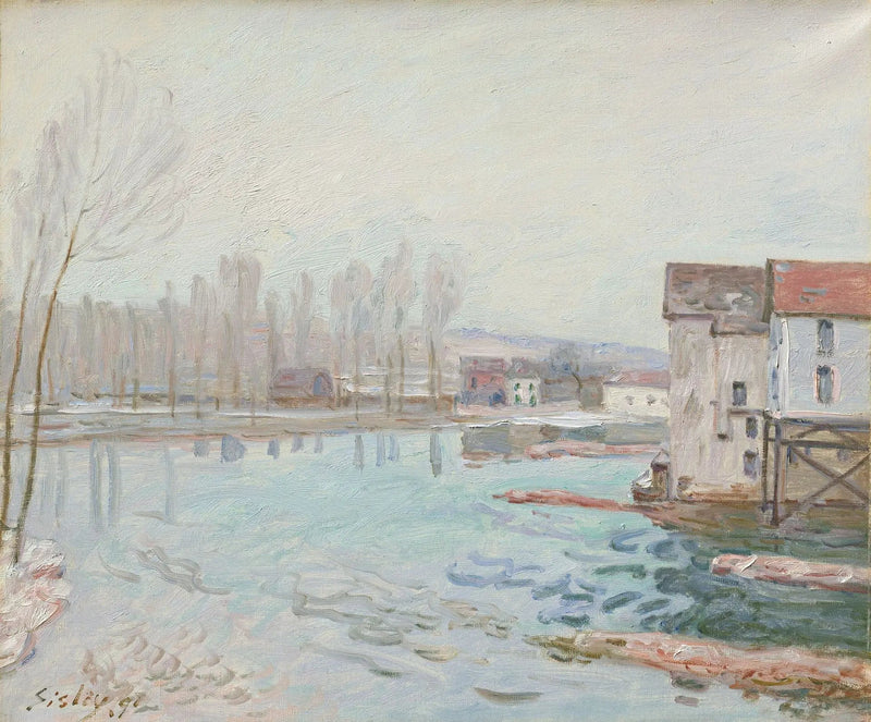 Winter in Moret - Alfred Sisley