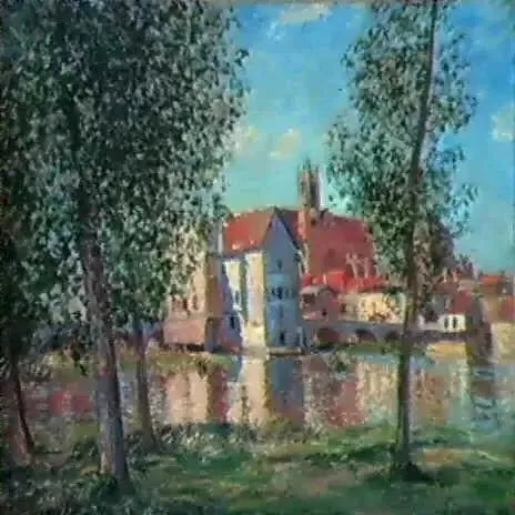 Moret-sur-Loing : Morning Sun - Alfred Sisley