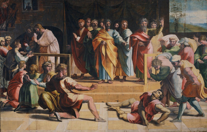 The Death of Ananias, circa 1515-1516 - Raphaël