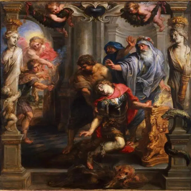 Death of Achilles - Peter Paul Rubens