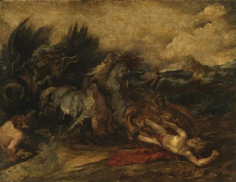 Death of Hippolytus - Peter Paul Rubens