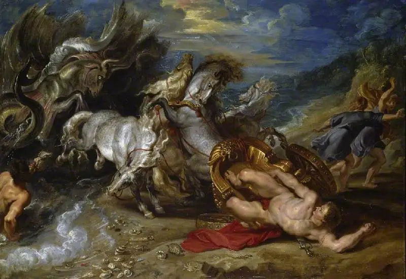 Death of Hippolyte - Peter Paul Rubens