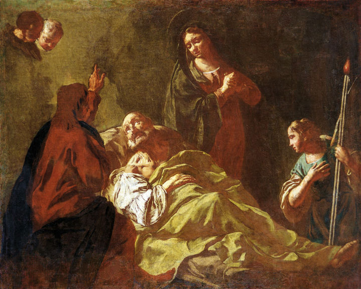 Death of Joseph - Giovanni Battista Piazzetta