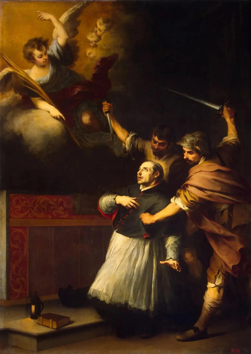 Death of the Inquisitor Pedro de Arbues - Bartolomé Esteban Murillo