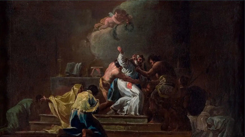 Death of Saint Albert of Jerusalem - Francisco de Goya