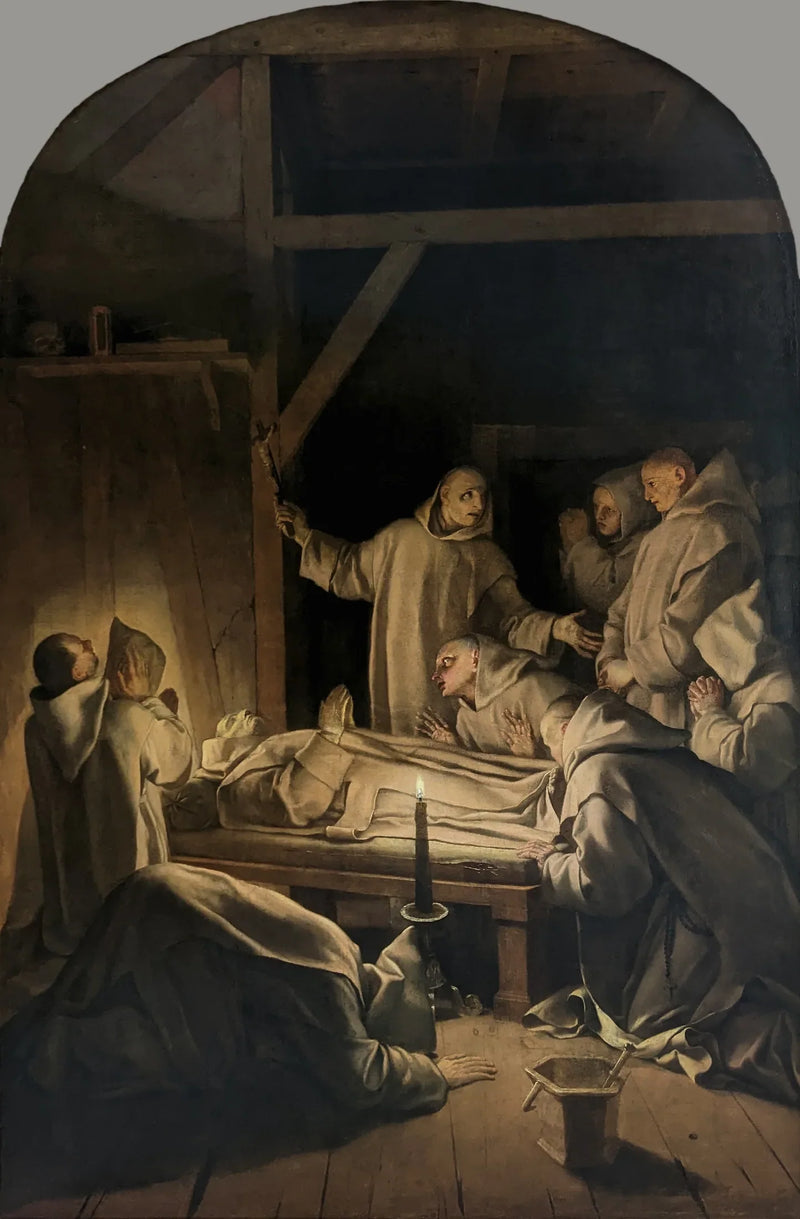Death of Saint Bruno - Eustache Le Sueur