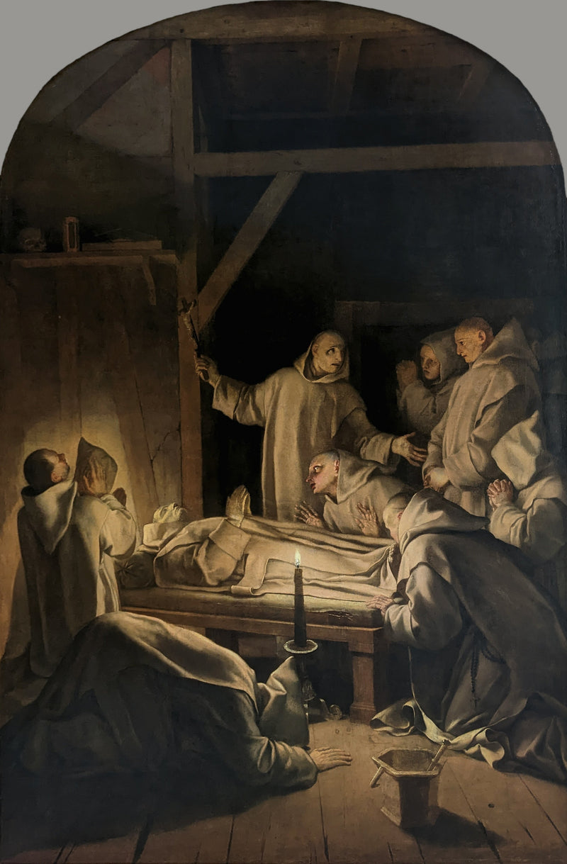 Death of Saint Bruno - Eustache Le Sueur