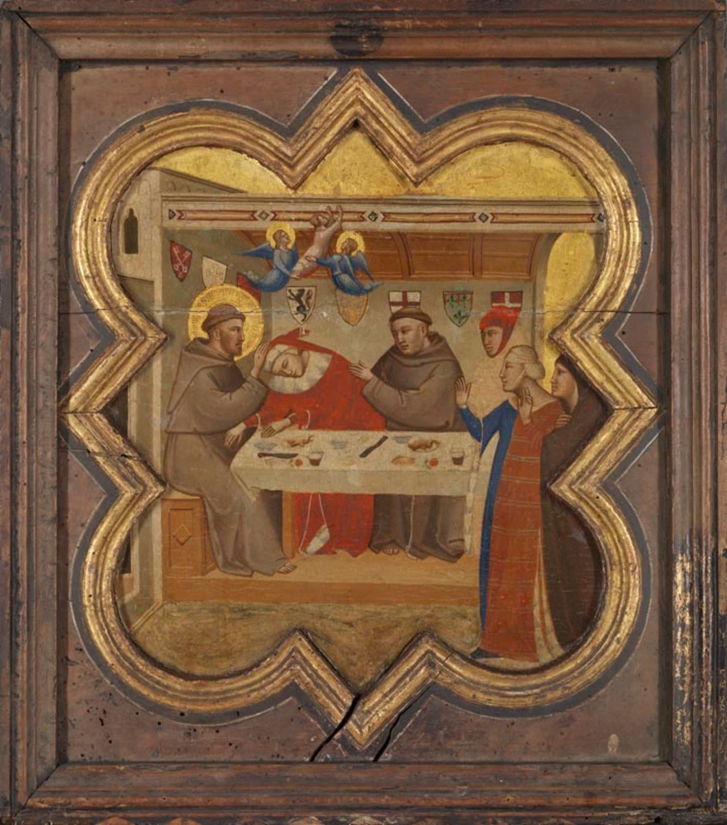 Mort du noble de Celano - Taddeo Gaddi - Alpha Reproduction